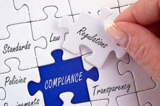A puzzle illustrates achieving vet compliance through careful attention to regulations.